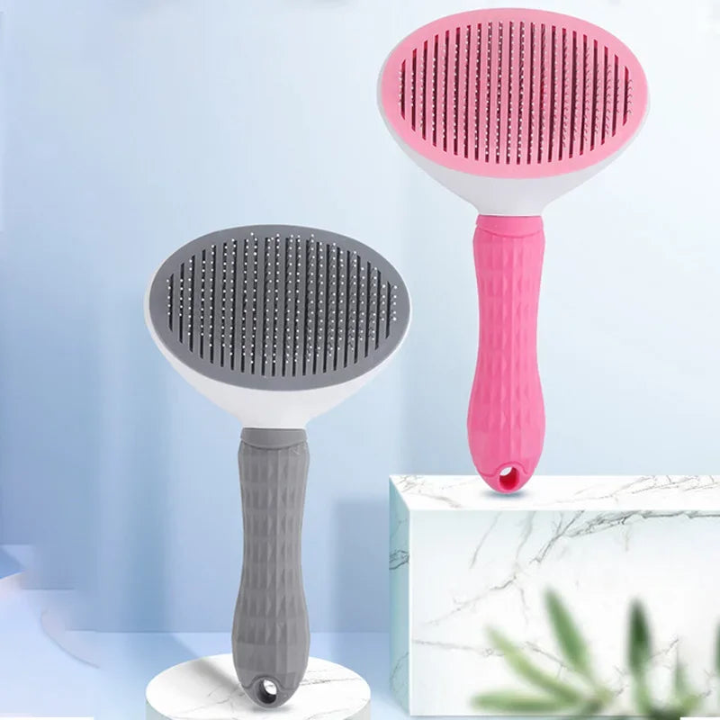 Impressive Pet Dog Hair Brush : Stainless Steel Grooming Tool for Long Hair Dogs