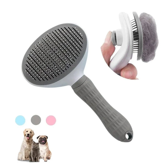 Impressive Pet Dog Hair Brush : Stainless Steel Grooming Tool for Long Hair Dogs